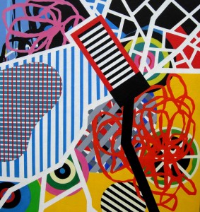 Existential capital - acrylic 85 x 90